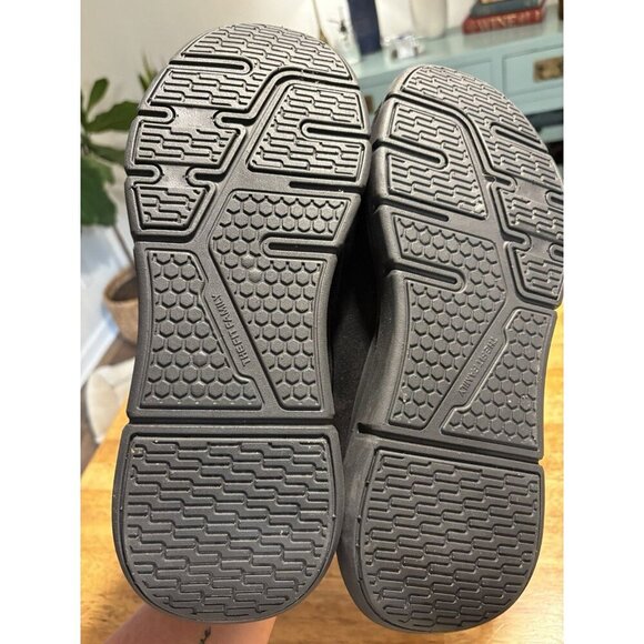 FitVille Recovery Orthopedic Suede Comfort Slipper Slip-On Black Diabetic 13W - Picture 7 of 10